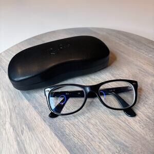 Ray-Ban RB5184 2000 Black Eyeglasses Frames 52□18 145 Classic Full Rim Glasses